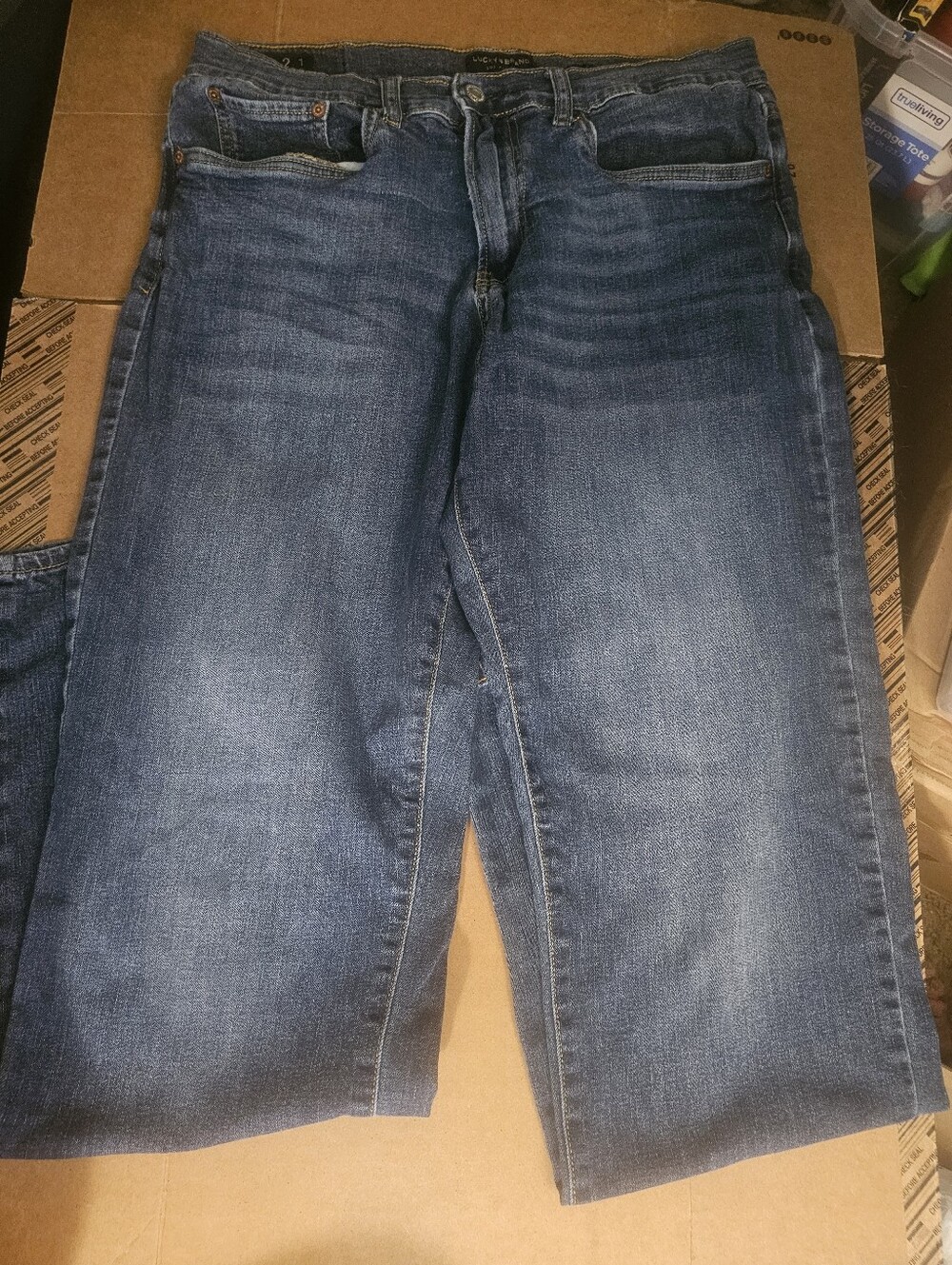 Lucky Brand 221 Original Straight Men's Jeans 34x34